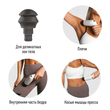 Перкуссионный массажер для тела YAMAGUCHI Massage Gun PRO